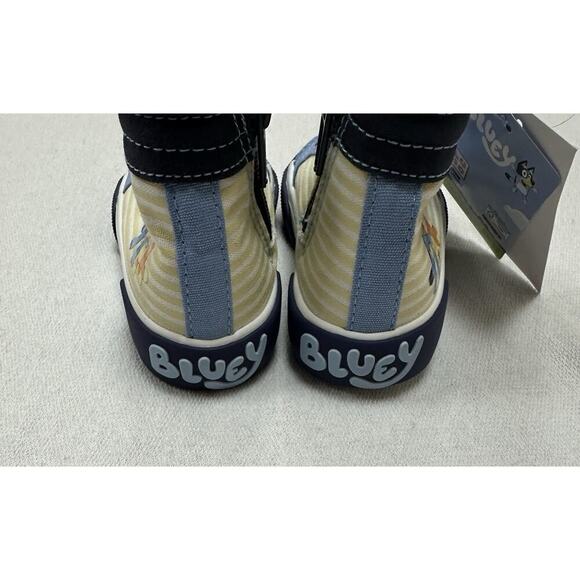 BLUEY Toddler Unisex High-top Shoes NWT Size 5 Side Zip Multicolor - Picture 5 of 7